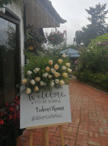 Entrance signage for Bala's Chalet, Cameron Highlands