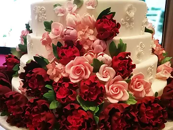 Sugar flowers from gumpaste