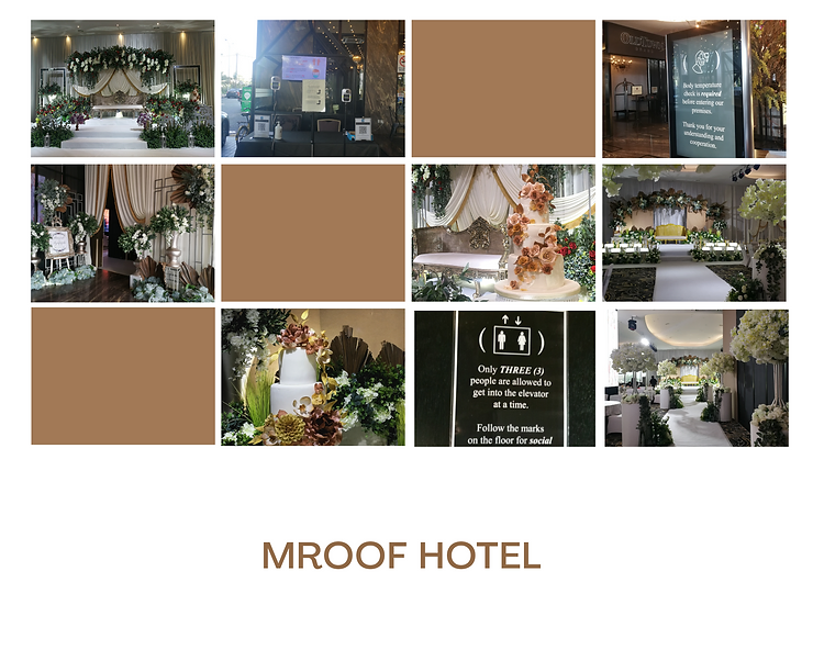 wedding venue MRoof Hotel