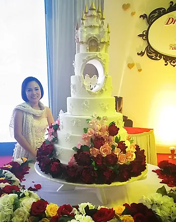 My sponsored wedding cake