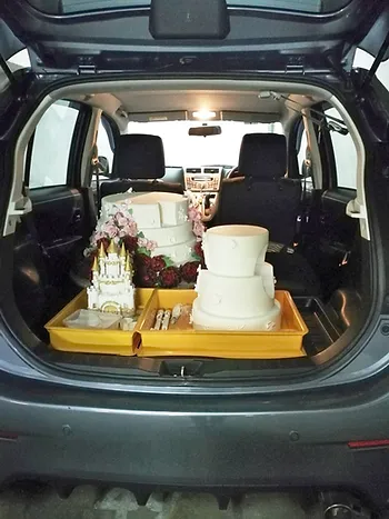 How I transport the cake
