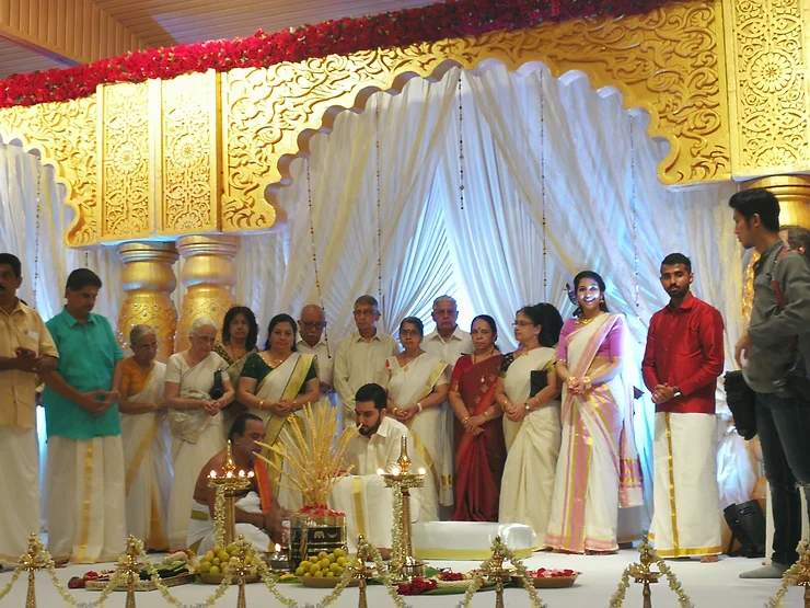 Traditional Indian wedding ceremony