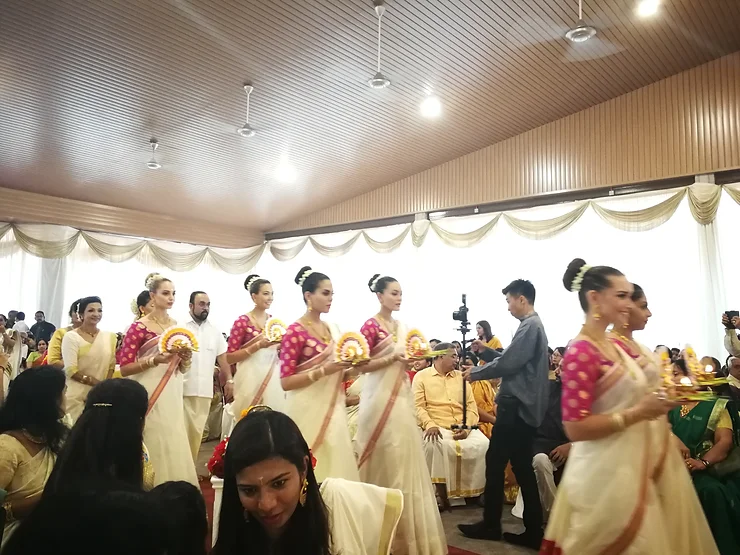 Traditional Indian wedding ceremony
