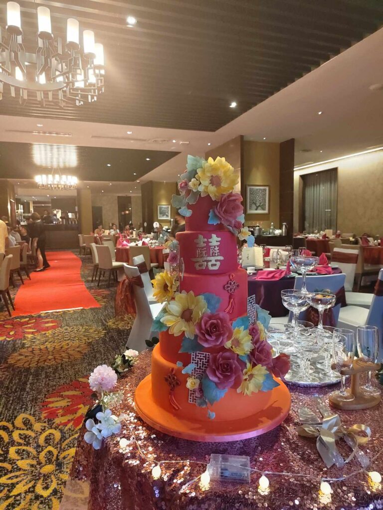 wedding cake at Yuk Sou Hin, Weil Hotel