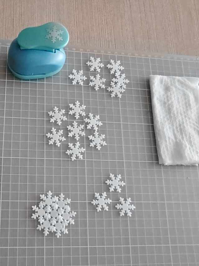 wafer paper snowflake